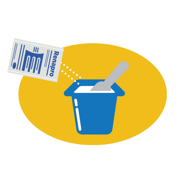 Mixing renapro powder diagram 1