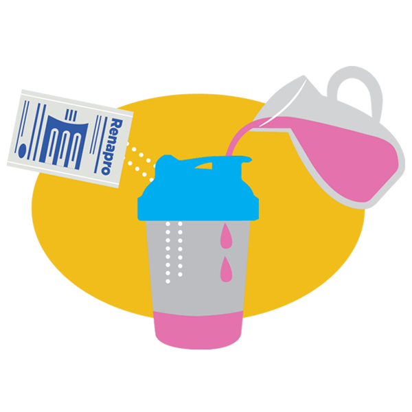 Mixing renapro powder diagram 2